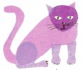 purple cat flcard